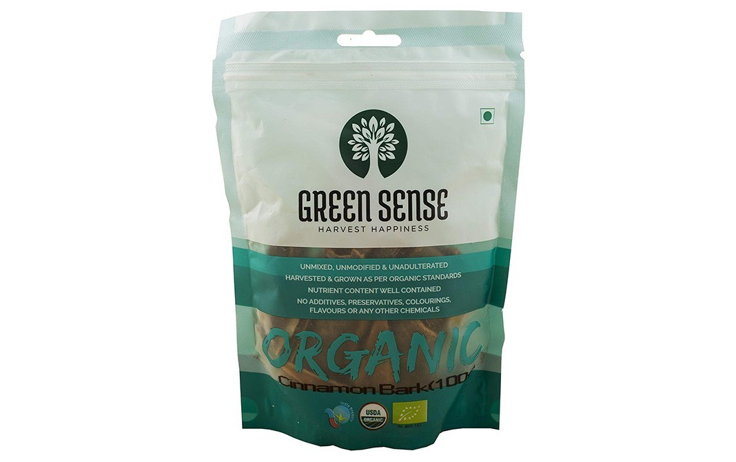 Green Sense Organic Cinnamon Bark    Pack  100 grams